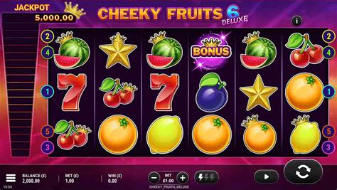 Cheeky fruits 6 deluxe online slot  If a win includes a Scatter symbol, it is multiplied by your current wager